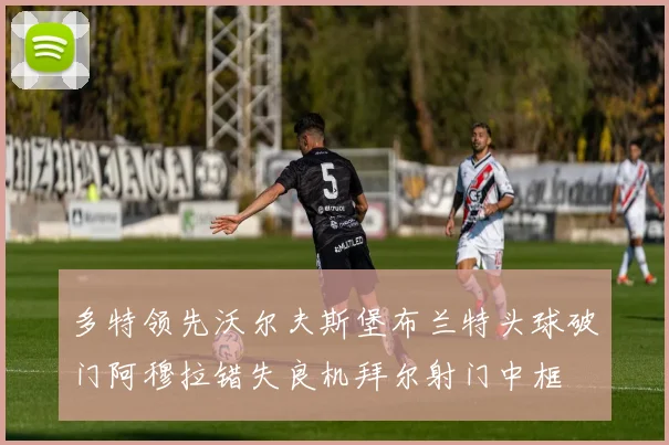 多特领先沃尔夫斯堡布兰特头球破门阿穆拉错失良机拜尔射门中框